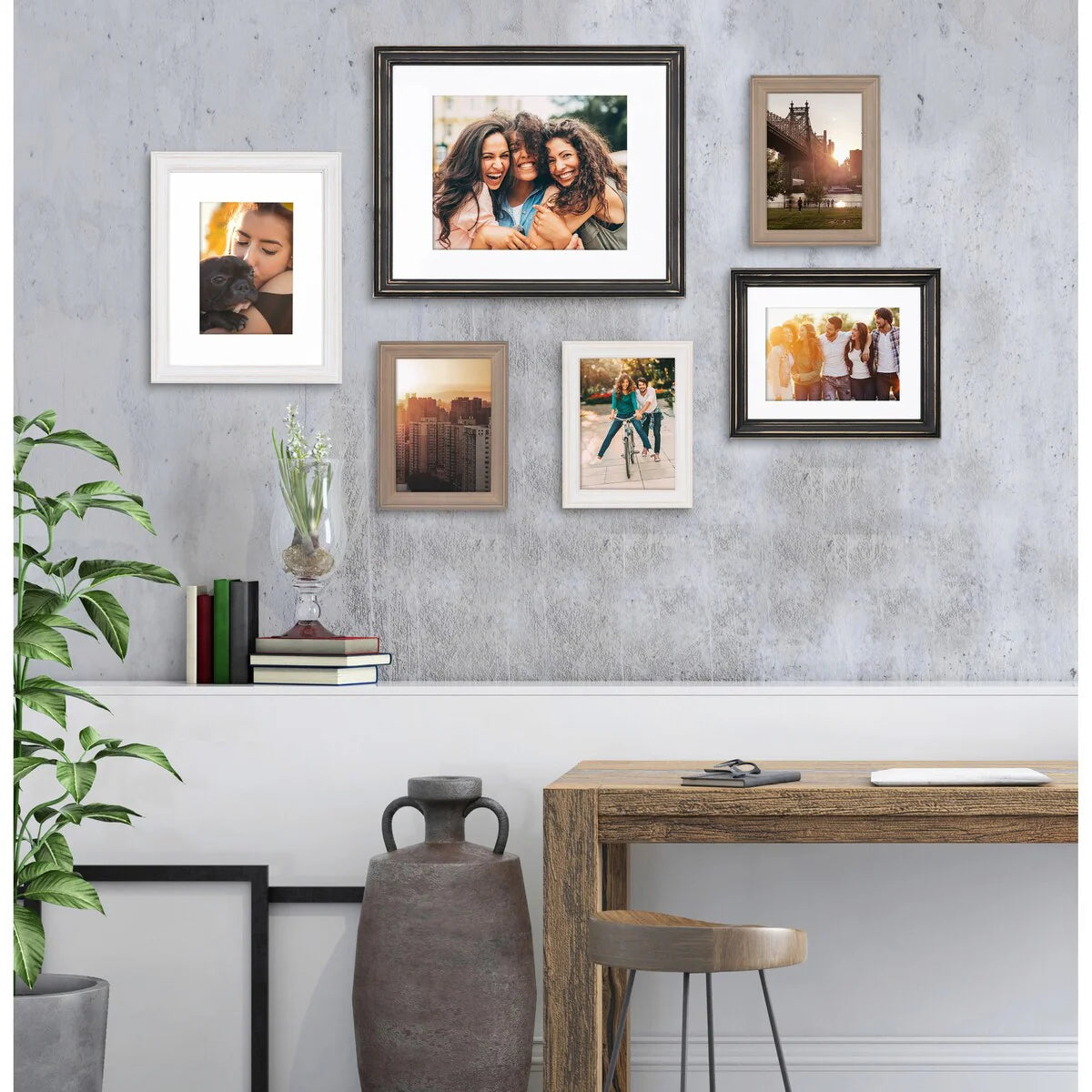 Gallery Wall Frame Set, Multi-Piece Decorative Picture Frames for Photos, Artwork and Home Decor