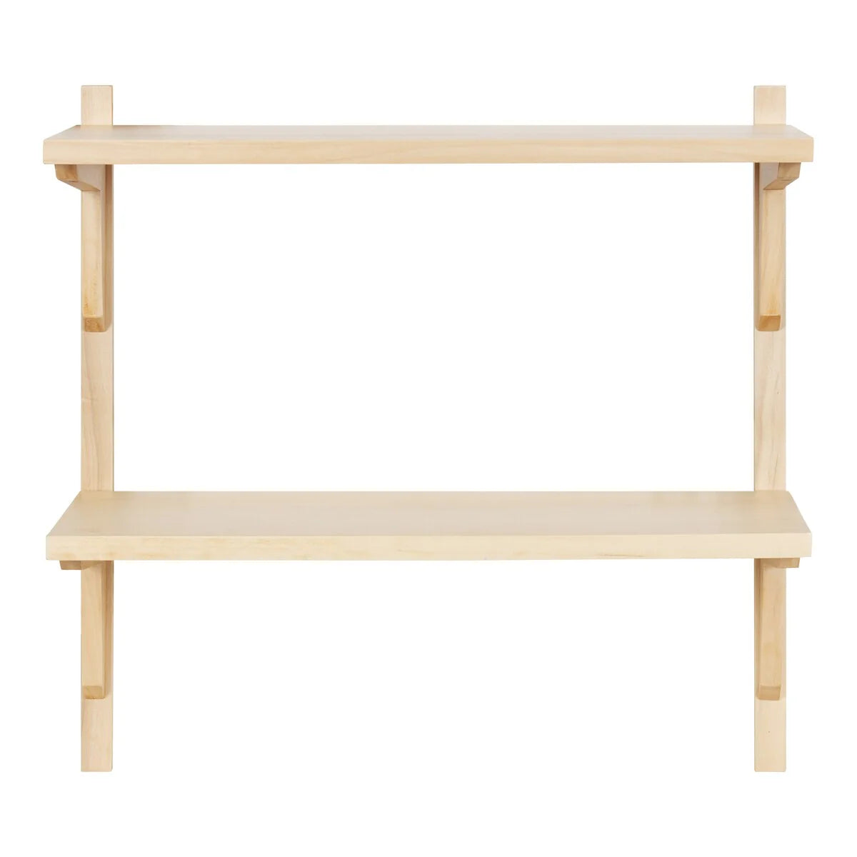 Mid-Century Wall Shelves, 24x8x24 Inch Decorative Wall Mounted Storage and Display Shelving for Home Decor