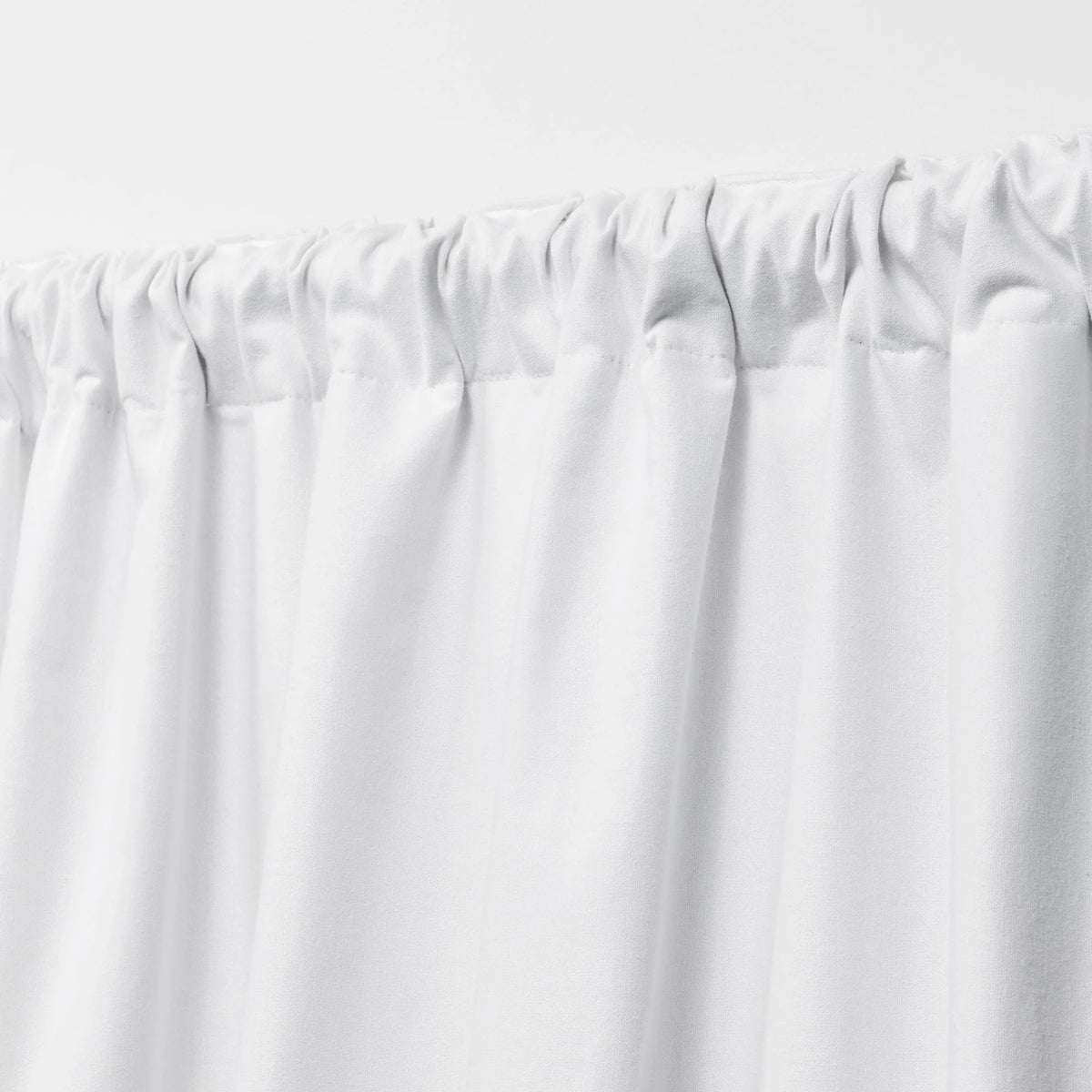 Blackout Single Curtain Panel, Back Tab and Rod Pocket Window Curtain