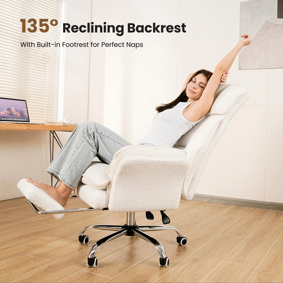 Big and Tall Executive Ergonomic Office Chair, High Back Computer Desk Chair for Home Office and Workspace