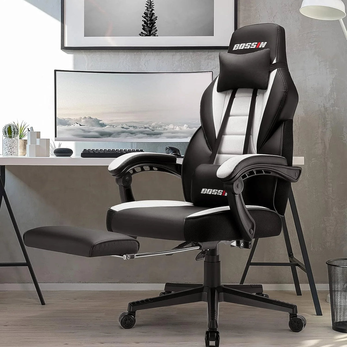 Racing Style Gaming Chair, 300 lbs Big and Tall High Back Computer Chair