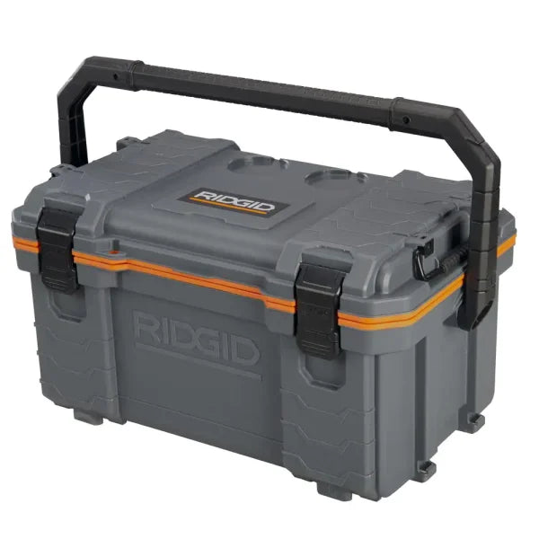 27Qt Cold Box �� High-Impact Resin Cooler with Carry Handle