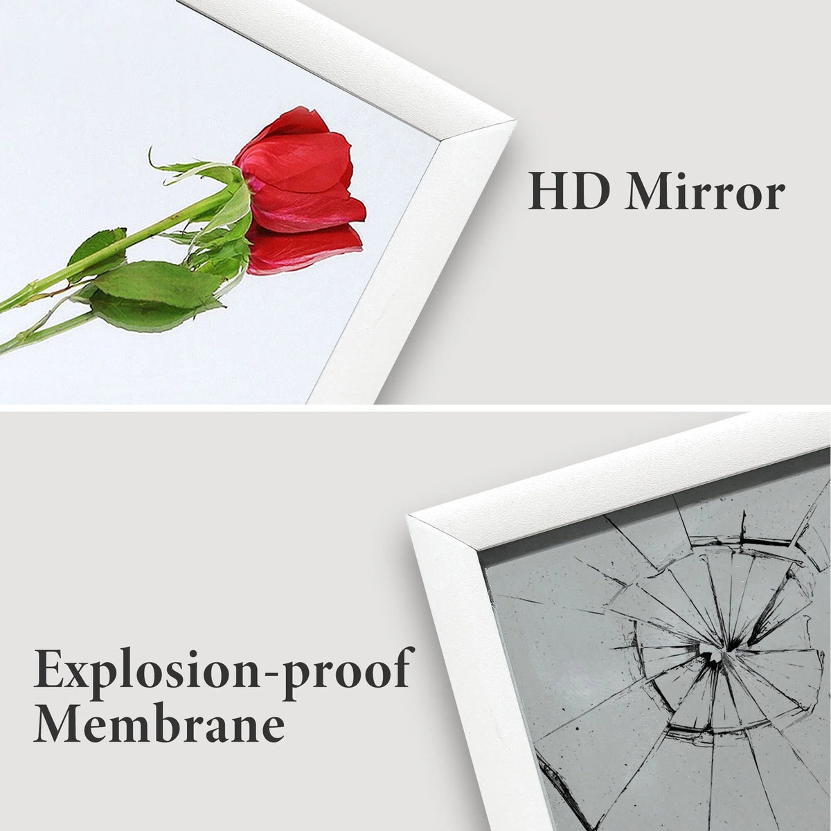 Large Full Length Wall Mounted Mirror, Full Body Dressing Mirror for Bedroom, Entryway and Home Decor