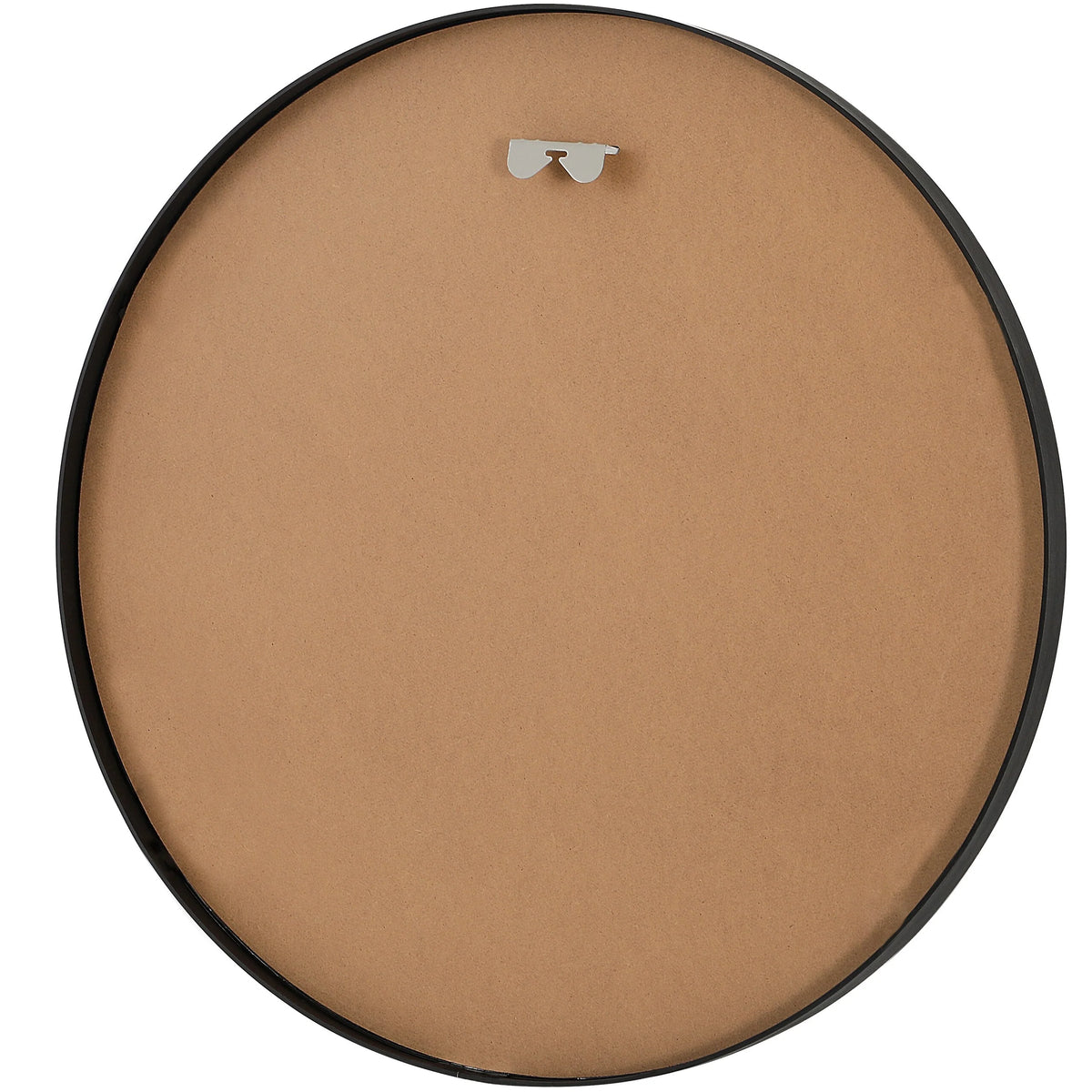 Modern Round Aluminum Wall Mirror, Decorative Circular Metal Frame Mirror for Living Room, Bedroom and Entryway