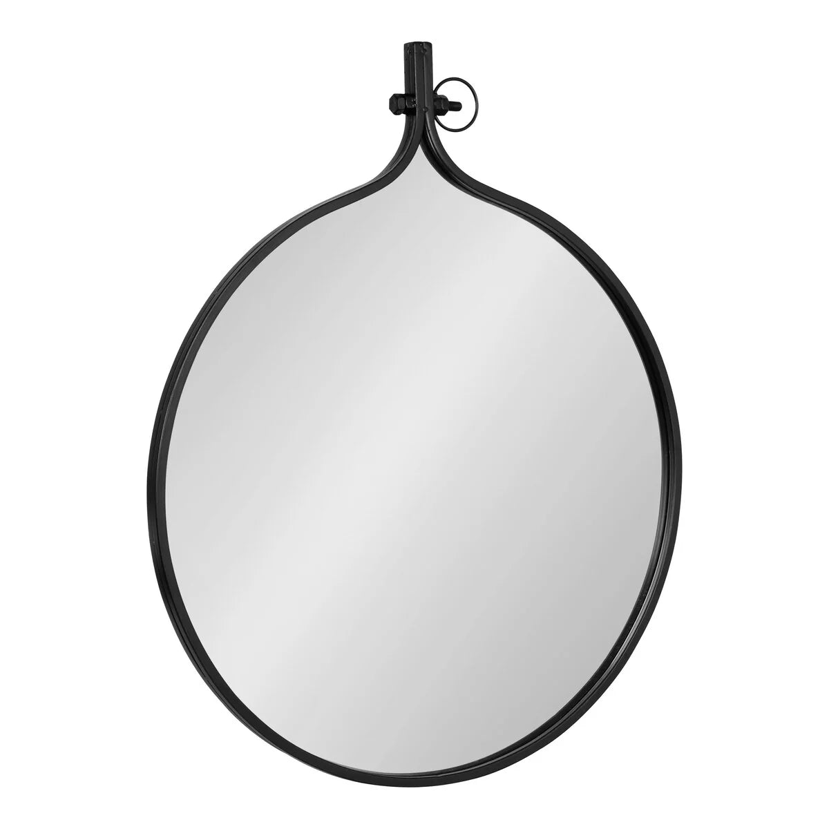 Modern Round Wall Mirror, Decorative Circular Accent Mirror for Living Room, Bedroom and Entryway