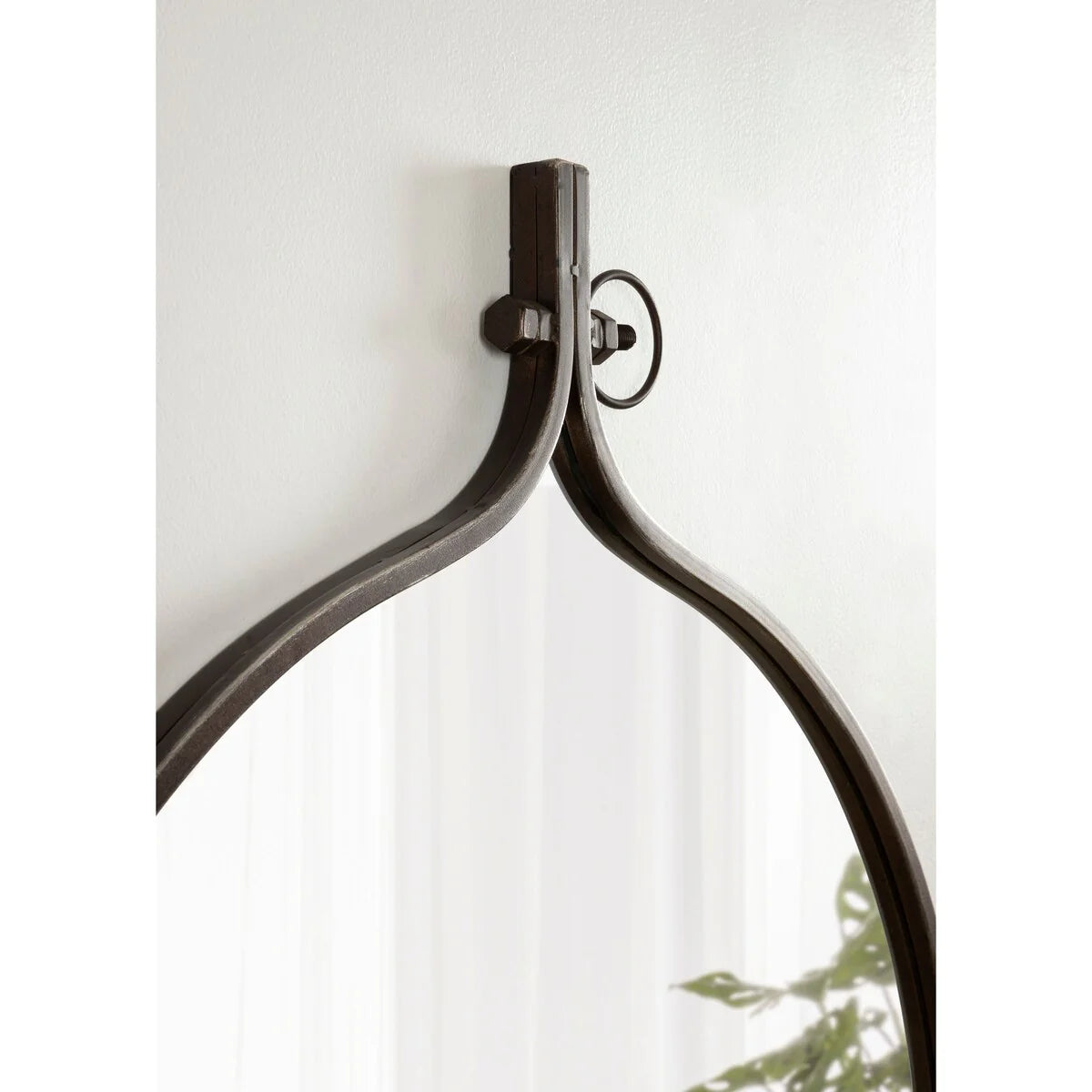 Modern Round Wall Mirror, Decorative Circular Accent Mirror for Living Room, Bedroom and Entryway