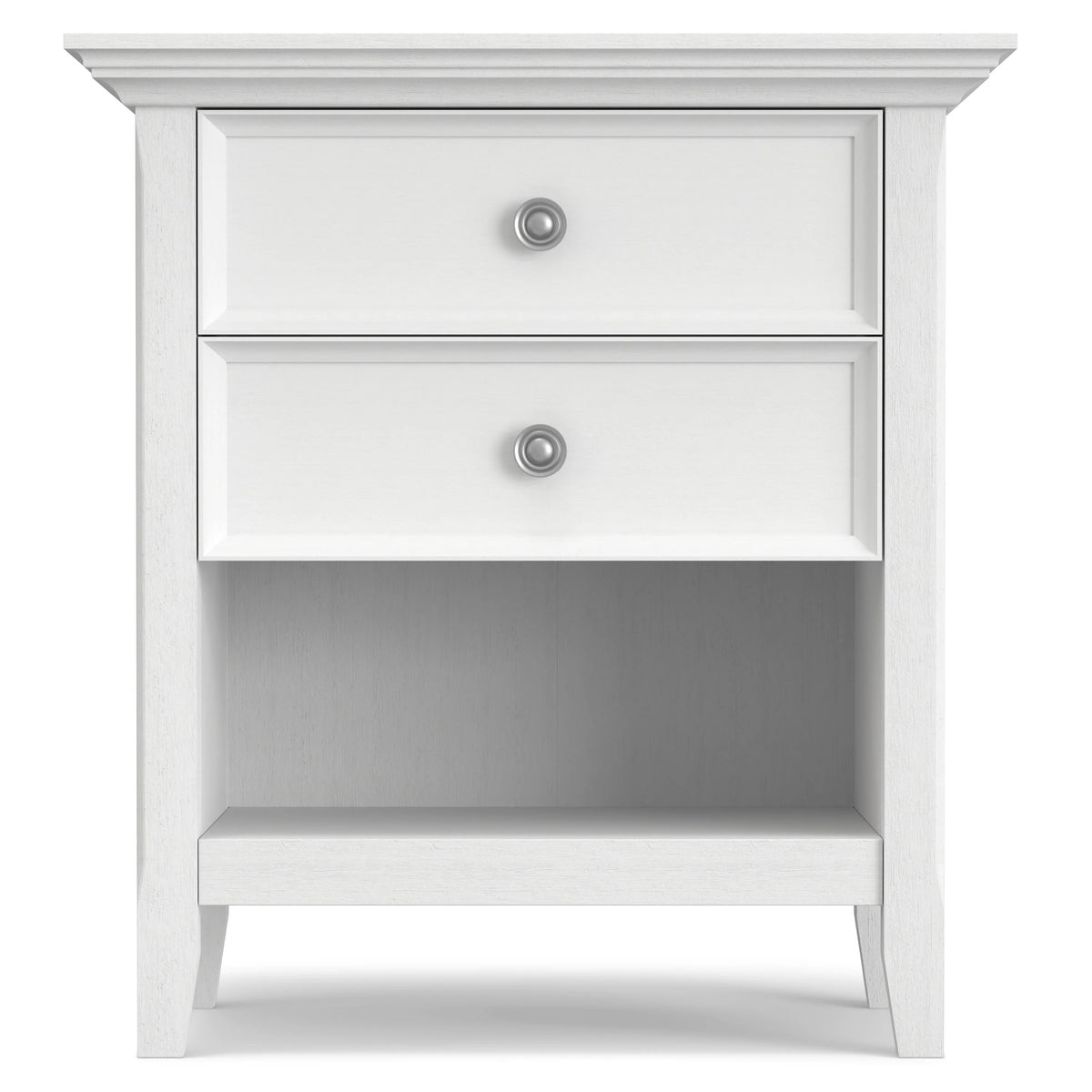 24 Inch Wide Solid Wood Nightstand, Bedside Table and Bedroom End Table