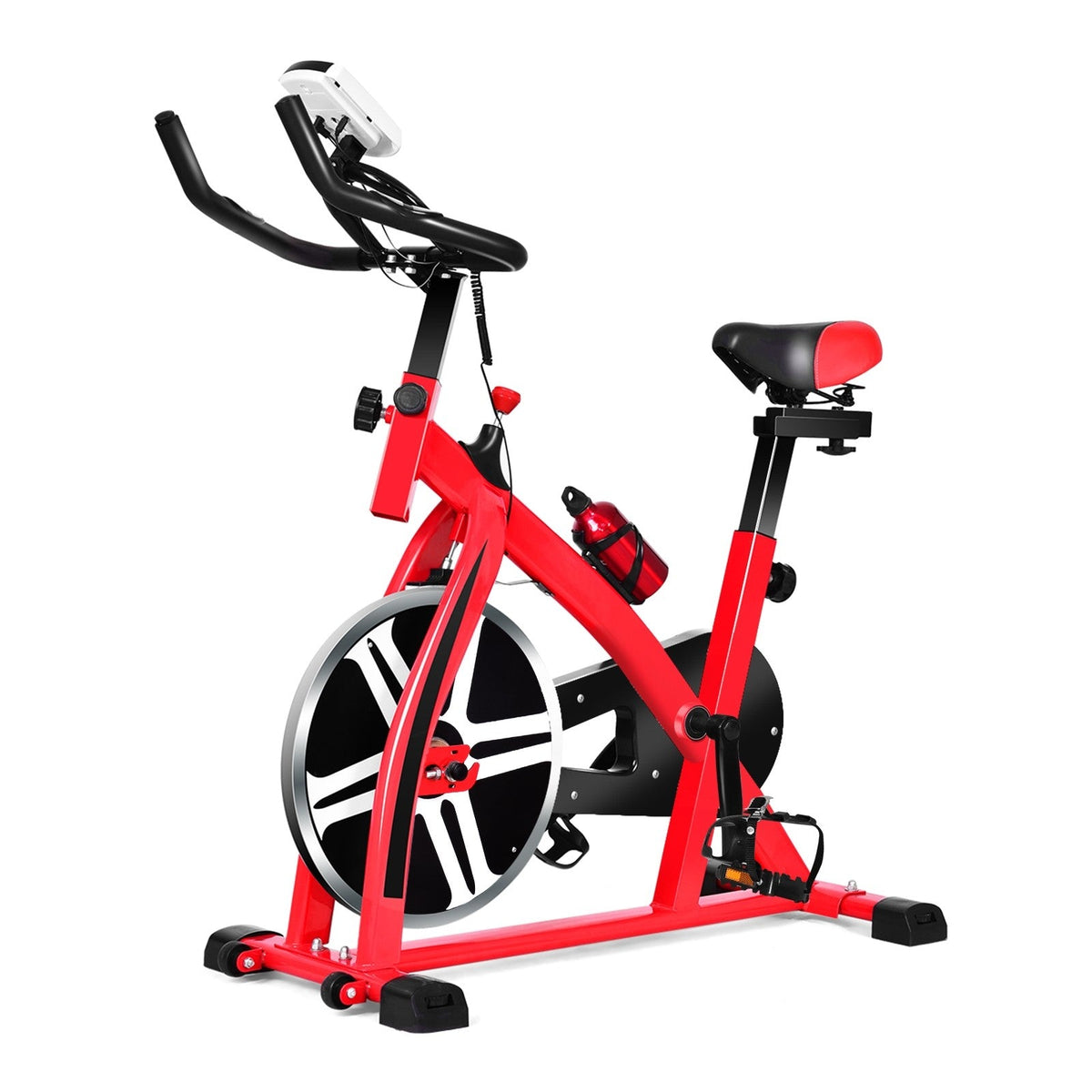 Indoor Cycling Bike �� Stationary Exercise Bike with Flywheel